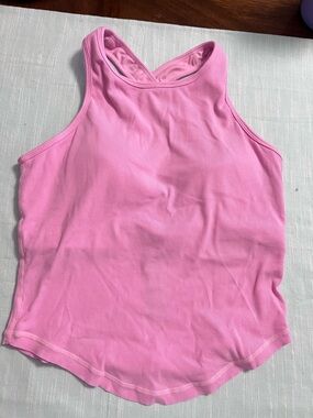 Shapellx AirSlim Essential Built-In Bra
Tank Women’s Pink Ribbed Tank Top Sz M
